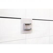 Schluter Arcline-BAK-RH Toilet Paper Holder On Glass Support Panel PLAN Series (Choice of Colour)